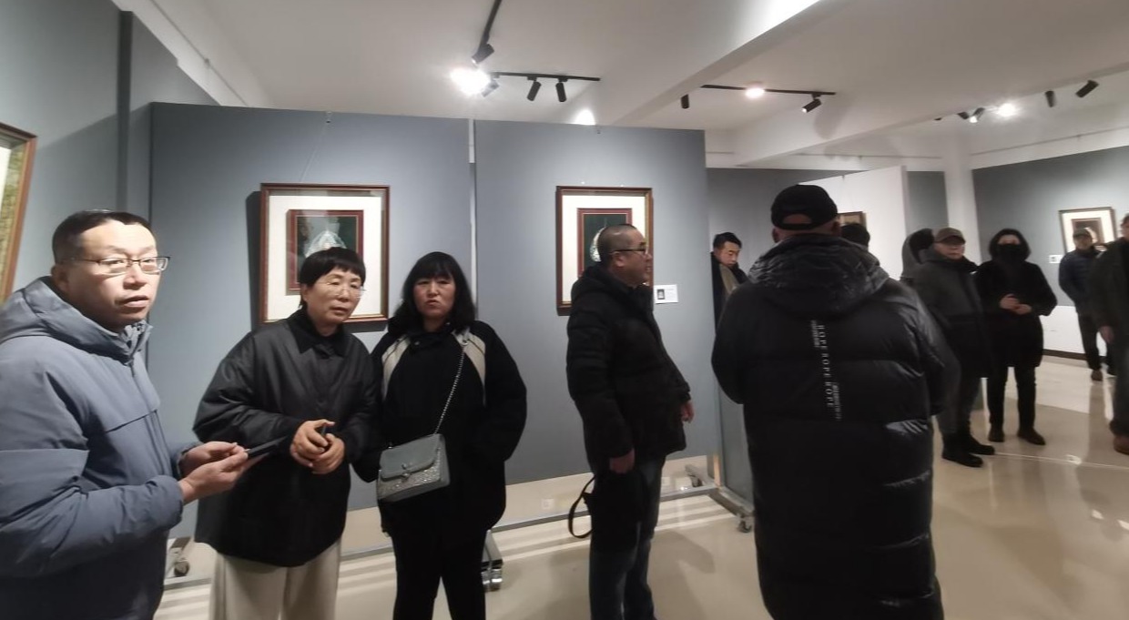 唐山举办菩提叶画艺术展